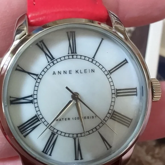 Anne Klein Watch Red Band - Picture 2 of 4